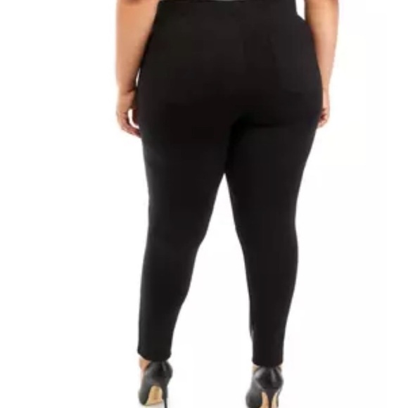 Philosophy Faux Leather Women’s Pants plus size 3X Matrix vibes mob wives - Picture 2 of 9